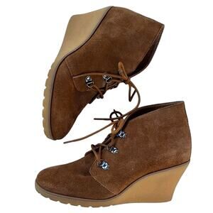 Susina‎ Suede Wedge Bootie Shoe Size 7.5
